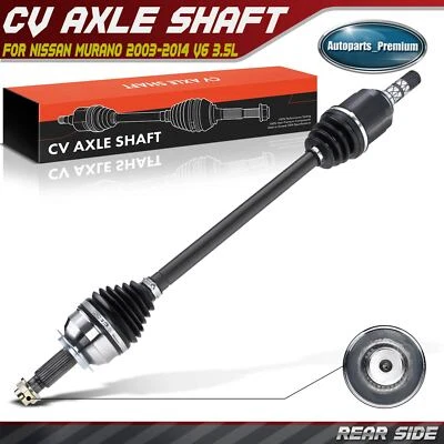 Conjunto de eje CV trasero izquierdo o derecho para Nissan Murano 2003-2007 2009-2014 AWD Foto 1 de 4