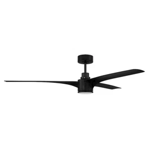 Craftmade Contemporary 60" Phoebe Ceiling Fan, Black/Black - PHB60FB3 - Picture 1 of 1