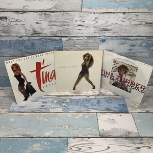 Tina Turner 7" records picture Covers Way Of The World Steamy Windows Etc - Imagen 1 de 11