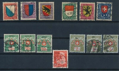 SWITZERLAND *SEMIS & FRANCHISE* B16, B17, B19, B30-32, S1-3, S7-9, S15; CV $90 - Image 1 of 2