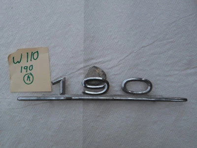 1965 Mercedes Benz W110 190 Fintail Trunk Emblem rear deck Stern an Heckdeckel - Изображение 1 из 4