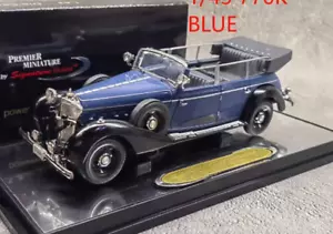 1/43 Mercedes-Bens Diecast Metal Alloy Model Car (Blue) - Picture 1 of 10