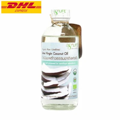 Agrilife Extra Virgin Coconut Oil Organic 100% Cold Press Hair Skin Health 225ml - Image 1 of 4
