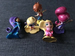 Nickelodeon Shimmer and Shine PVC Figures Lot Of 5 - 1 1/2" to 2 1/2" - Picture 1 of 5