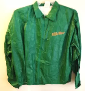 Vintage Salem Fresh Wrap Cigarette RJ Reynolds Tyvex Lightweight Green Jacket - Picture 1 of 9