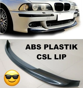 BMW E39 CSL Front lip spoiler M5 bumper Splitter CSL style ABS plastic - GLOSS - Picture 1 of 11