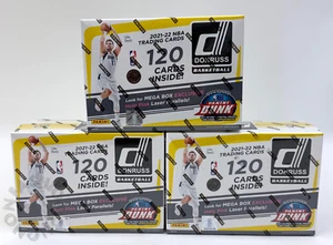 NEW SEALED 2021-22 Panini NBA Donruss Basketball Card - Mega Boxes ~ Lot of 3 - Picture 1 of 3