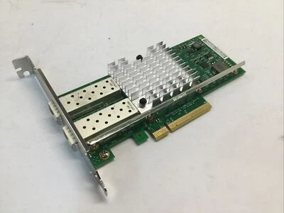 Карта сетевого адаптера DELL Intel X520-DA2 10 Гб SFP+ два порта PCI-e Dell 0XYT17 - Изображение 1 из 3