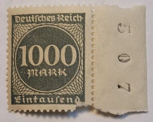 GERMANY ~ Deutrches Reich ~ 1000 MARK ~ Cancelled/Posted ~ c.1923 ~ 01 - Picture 1 of 6