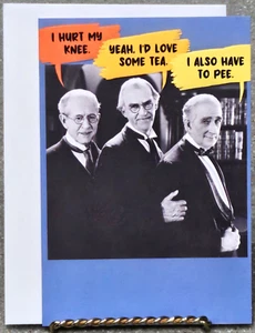 Birthday Card American Greetings Funny Adult Humor Old Guys Can't Hear - Picture 1 of 6