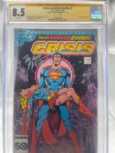 Crisis en Tierras Infinitas #7; firmado por MARV WOLFMAN - Imagen 1 de 3