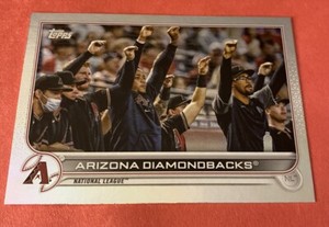 2022 Series 1 Arizona Diamondbacks Team Card Rainbow Foil #144