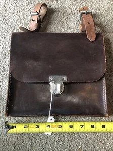 EAST GERMAN AIR FORCE BEAUTIFUL LEATHER VINTAGE MAP CASE CIRCA 1940's - Picture 1 of 7