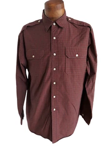 Camisa charretera delantera polo ralph lauren para hombre a cuadros con botones talla grande - Imagen 1 de 10