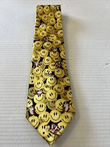 Corbata de Colección Silk Looney Tunes Mania Taz Smiley Happy Face Tasmanian Devil Neck 2002 - Imagen 1 de 7