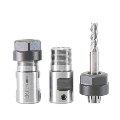 DIY ER11 ER16 ER20 5-16mm Motor Spindle Tool Holder Chuck Engraving Machine - Image 1 of 4