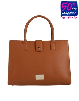 RRP€286 BALDININI TREND Tote Bag Large PU Leather Logo Detachable Strap Zipped - Image 1 of 4