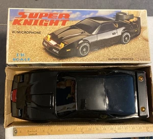 1984 TRANS AM SUPER KNIGHT RIDER MIT MIKROFON MASSSTAB 1/10 BATTERIEBETRIEB. AUTO SPIELZEUG - Bild 1 von 16