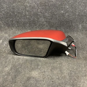 Nissan Altima 2013-2018 sedán LH espejo retrovisor lado del conductor rojo eléctrico OEM - Imagen 1 de 6