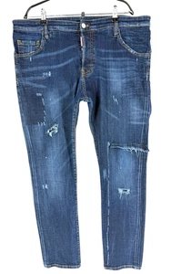 DSQUARED2 Men Denim Straight Leg Jeans Size: 54 - W40 L32 - Picture 1 of 10