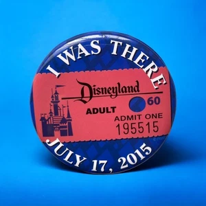 Disney 2015 I Was There Diamante 60 Aniversario 60 Disneyland Pin Botón - Imagen 1 de 1