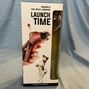 Protokoll Handheld Hundeleckerli Launcher Startzeit Haustier Leckerli Spaß Neu im Karton - Bild 1 von 2