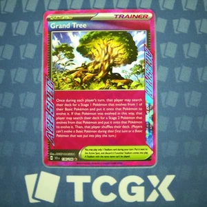 Pokemon - Grand Tree - 136/142 - SV07: Stellar Crown - Holo - ACE SPEC Rare NM - Picture 1 of 1
