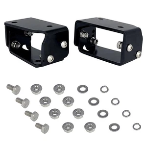 Adjustable Wing Riser Lift Alex Tilt Brackets For Honda Civic EK9 Type R Black _ - Picture 1 of 10
