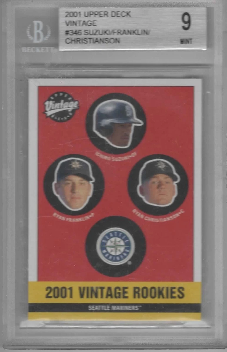 Ichiro Suzuki Upper Deck Rookie Baseball Trading Cards