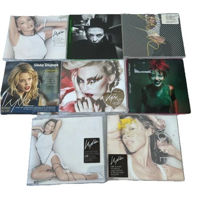 Kylie Minogue CD Singles Bulk x8 90s 00s Pop Music Australian UK Editions Rare - Image 1 of 4