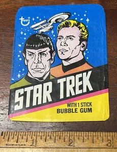 Star Trek 1976 EMPTY Topps Wax Wrapper 1976 - Picture 1 of 2