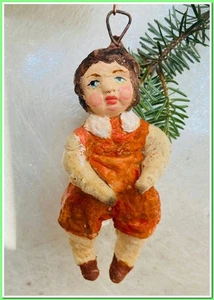 Ancien Ornement de Noël en coton Vintage Sapin Xmas Nouvel An 🎄#20725 - Picture 1 of 9