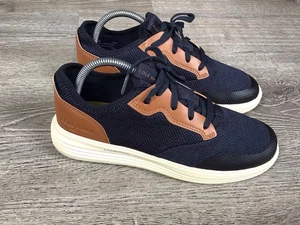 Cole Haan Grand+ Journey Sneakers Men's Size 8 M Navy Blazer Tan Low Top C36930 - Picture 1 of 13