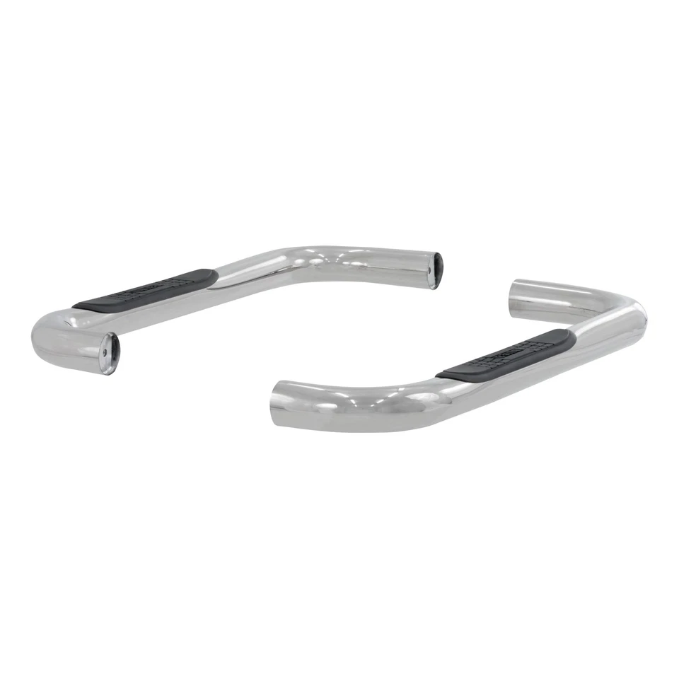 Aries 3in Round Stainless Steel Nerf Bars Steps Boards for 1987-06 Jeep Wrangler Foto 1 de 4