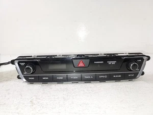 2015-2017 Hyundai Sonata Radio Control Panel w/ Clock Display OEM LKQ - Picture 1 of 5