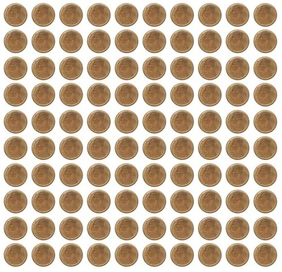 Thailand 25 Satang, 1977, N #4745, Mint X 100 PCS - Image 1 of 4