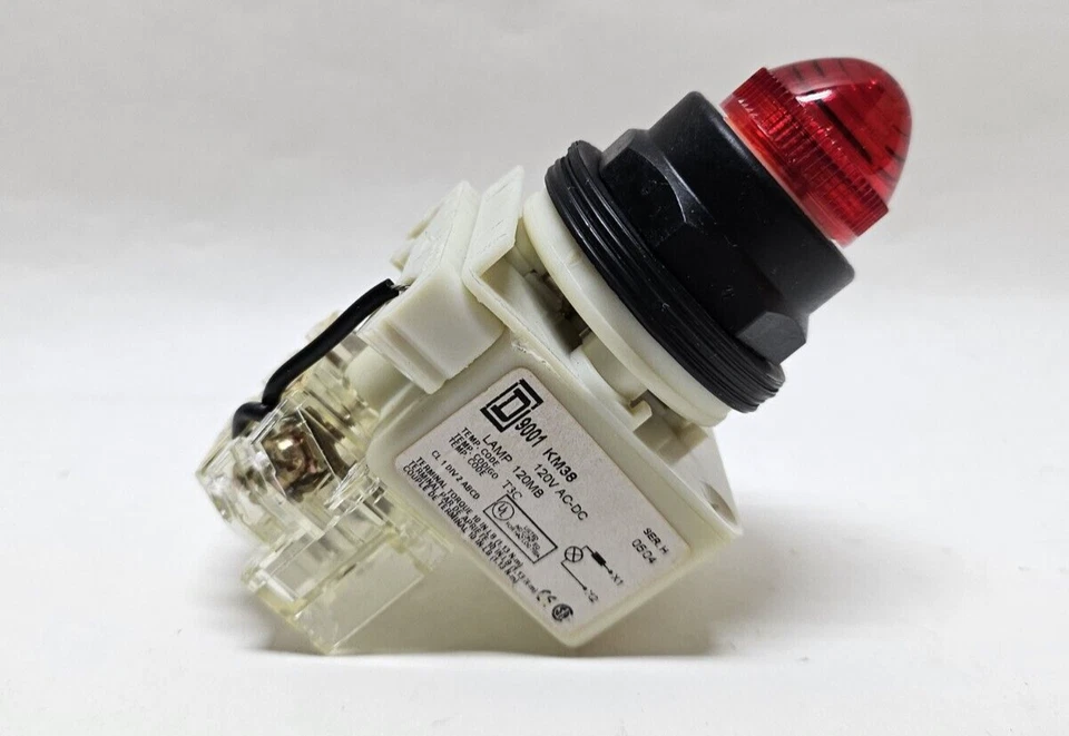 Módulo pulsador luz piloto roja Square D 9001KM38 Serie H 120V AC-DC Foto 1 de 1