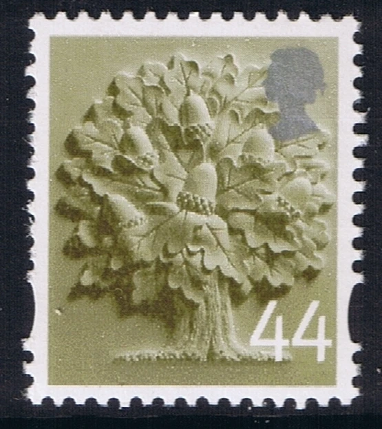 GB SG EN11 MNH MINT England 44p Oak Tree Regional MINT Definitive Type II - Image 1 of 1