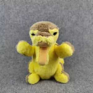 Vintage Steiff Cosy Nessy Plush Loch Ness Monster 13" Yellow Brown Dinosaur 1981 - Picture 1 of 9