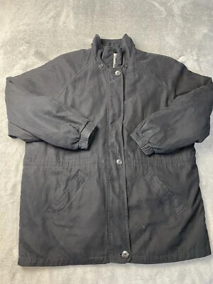 Chaqueta London Fog Para Hombre XL Negra Abrigo Exterior Cremallera/Aislamiento a Presión Acolchado Forrado  Foto 1 de 4