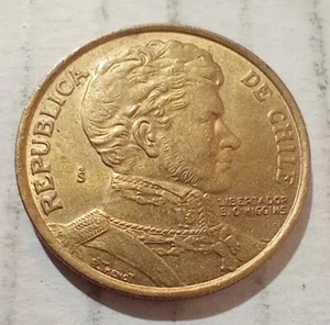 1 Un Peso 1979 Chile Coin Liberator O'Higgins - Picture 1 of 2