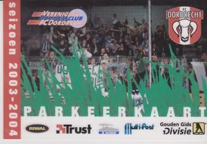 Sammler Used Ticket / Entrada Parkingticket FC Dordrecht season 2003-2004 - Imagen 1 de 1