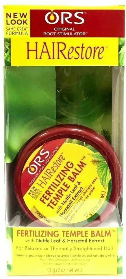 ORS Organic Root Stimulator Fertilizing Temple Balm Herbal Scalp Formula 2oz