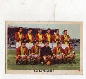 FIGURINA CARTONATA EDI CALCIOCAMPIONI 1961-62 SQUADRA CATANZARO - Picture 1 of 2
