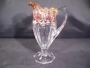 Tiffin Franziskaner Athenia Cranberry Glaskrug - Bild 1 von 24