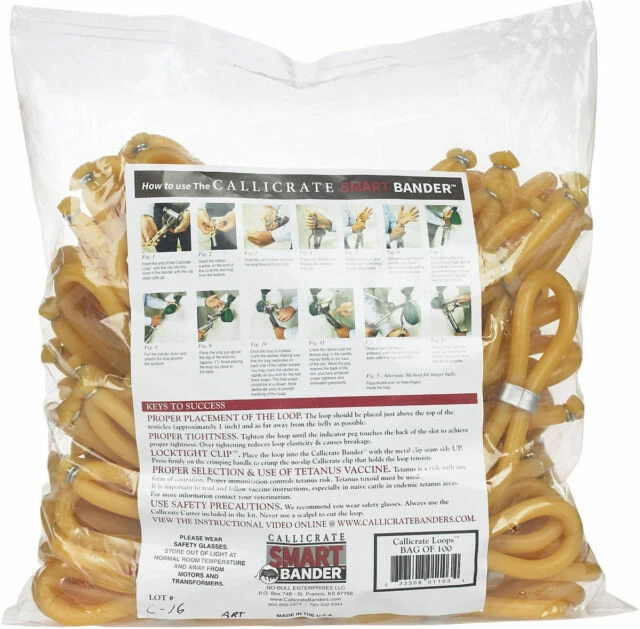 Callicrate Bander 49000000 Callicrate Loops - 100 Count