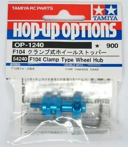 Tamiya 54240 RC F104 Aluminum Wheel Hub Stopper (Clamp Type) Hop Up Parts OP1240 - Picture 1 of 1