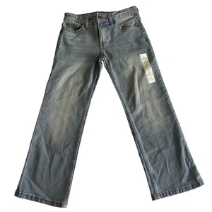Cat & Jack Bootcut Jeans Adjustable Waist Stretch Denim Kids Size 7 - Picture 1 of 9