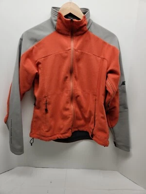 EMS Eastern Mountain Sports Womens Jacket Size Medium WINDSTOPPER Fleece Orange - Image 1 of 4