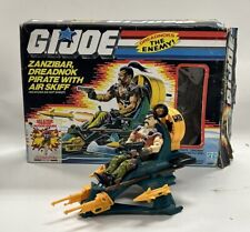 Vintage 1987 GI Joe ZANZIBAR with Dreadnok Air Skiff Complete w  Box ARAH Hasbro